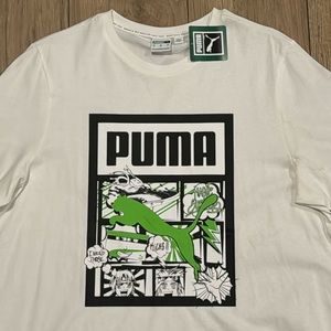 NWT Puma Basketball Anime White T-Shirt Men’s Large